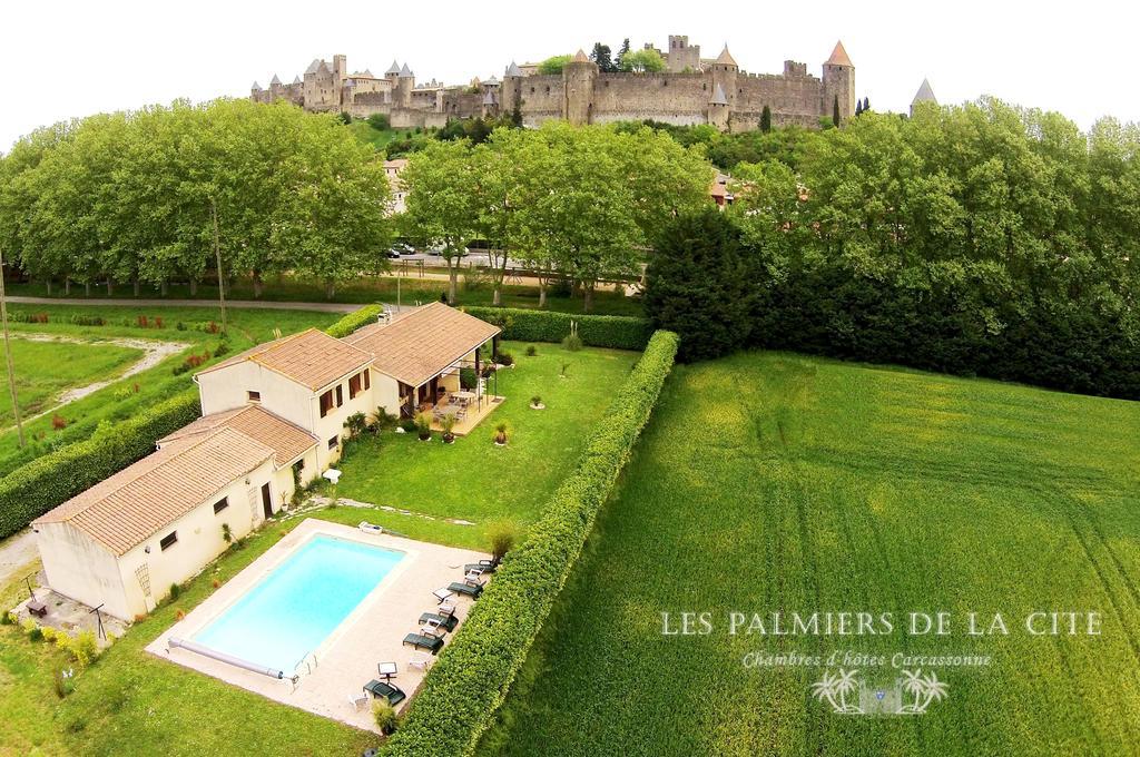 Chambres D'Hotes Les Palmiers De La Cite 카르카손 외부 사진