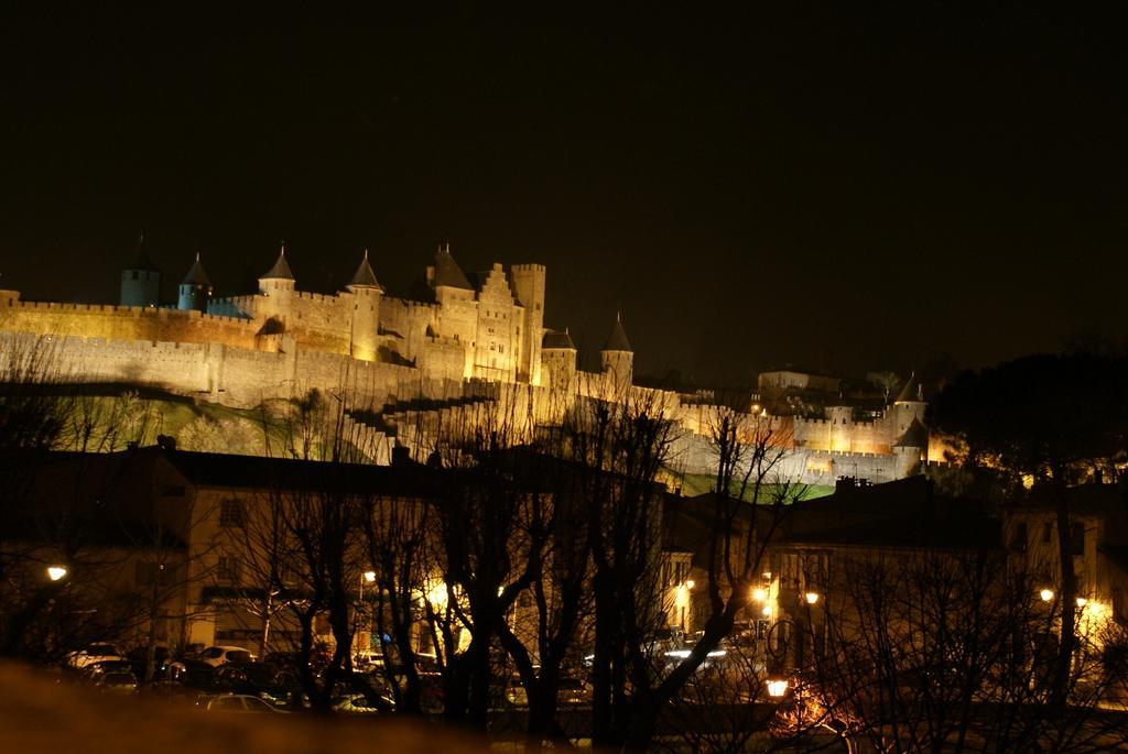 Chambres D'Hotes Les Palmiers De La Cite 카르카손 외부 사진
